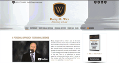 Desktop Screenshot of barrywax.com